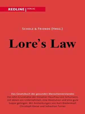 cover image of Lore's law